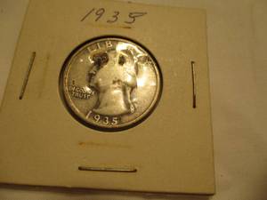 lot 40 image: 1935 Washington Quarter