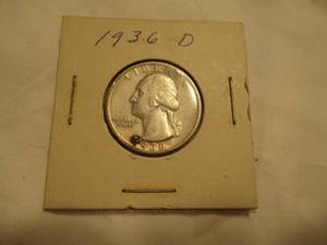 lot 43 image: 1936-D Washington Quarter
