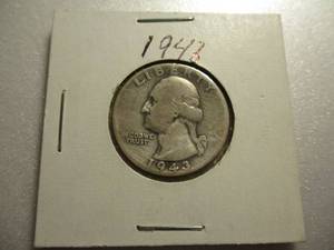 lot 51 image: 1943 Washington Quarter