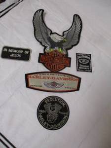 lot 54 image: Lot Of 5-Harley Motorcycle And Other Patches