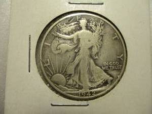 lot 63 image: 1942 Walking Liberty Half Dollar
