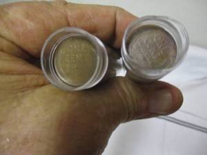 lot 72 image: 2- Rolls Of 50-Mixed Years Of Weat Pennys.  NOTE 2 X Money