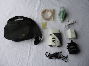 lot 93 image: Portable- Apria Healthcare Handheld Piston Compressor Nebulizer Model 3145H With Power Supplies