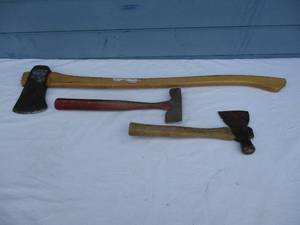 lot 149 image: LOT 1-Axe and 2-Hand Hatches