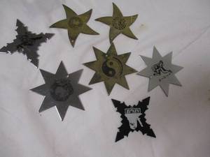 lot 152 image: 8- 2-12 Ninja Throwing Stars