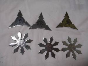 lot 150 image: 6- 2-12 Ninja Throwing Stars