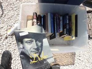 lot 32 image: Book lot- religious, The Duke, frames and invitations