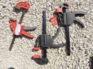 lot 35 image: 3 Husky ultra tough 6 jaw clamps