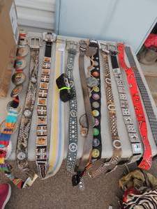 lot 132 image: LOT OF LADIES BELTS