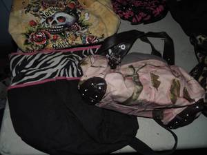 lot 139 image: Purses some Ed Hardy