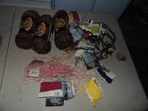 lot 135 image: ribbon, beads and ric rac