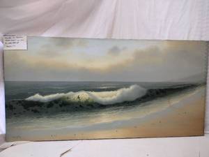 lot 5 image: Original Oil Painting Signed by Texas Artist  Larry Prellop - Salado, TX 1971