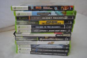 lot 10 image: Xbox 360 Games Rated T and E