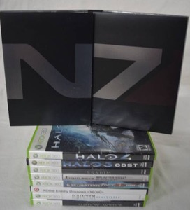 lot 12 image: Xbox 360 Games Rated M with Mass Effect Trilogy N7