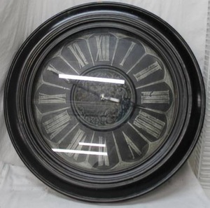 lot 87 image: Large Round Wall Clock - 30 Diameter x 2 Thick