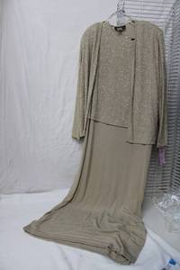 lot 96 image: Formal 2-Piece Dress from Nordstrom still with Tags Size 18 by Alex Evenings