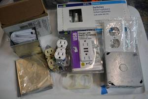 lot 137 image: Electric Outlets and Switches, see pictures