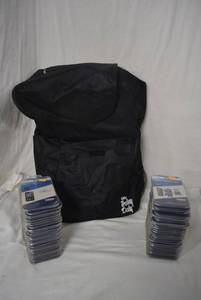lot 185 image: Folding Trolley Dolly Insulated Bag, Clear Screen Protectors for iPhone 5 (25 Total) and iPhone 6 (27 Total)