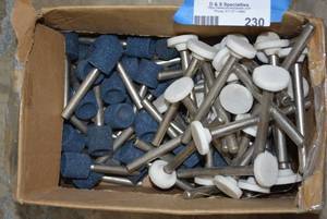 lot 230 image: Mix of Blue and White Grinding Stones
