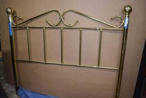 lot 218 image: Brass Headboard Full Size
