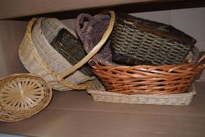 lot 256 image: Decorative Baskets as shown