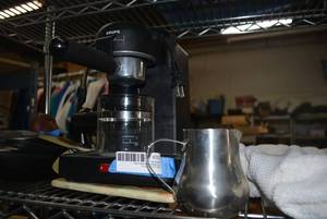 lot 263 image: Krups Espresso Machine and Creamer Cup