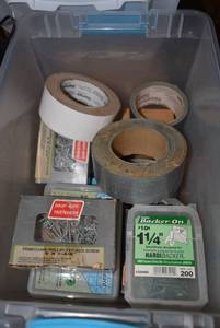 lot 267 image: Misc. Hardware Screws and Duck Tape