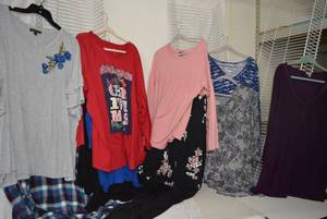 lot 318 image: Womens Pants and Tops Mostly Lane Bryant Size 22-24
