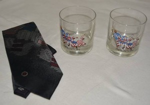 lot 298 image: Pair of Halston Glasses and Halston Tie