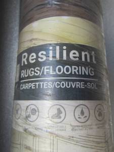 lot 119 image: Tarket NEW 6x9 roll Resilient vinyl flooring