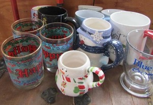 lot 15 image: Coffee cup lot  mugs