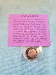 lot 27 image: 1977 Kennedy Half Dollar Gem Proof Condition