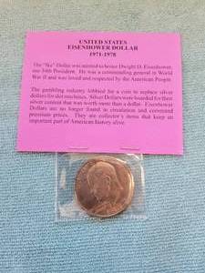 lot 30 image: 1972 Eisenhower Dollar