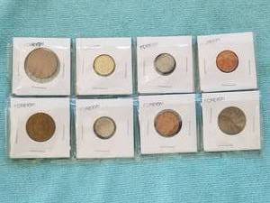 lot 96 image: Selection of 8 Foreign Coins