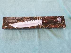 lot 56 image: Hunting Knife with Sheath - New in Box