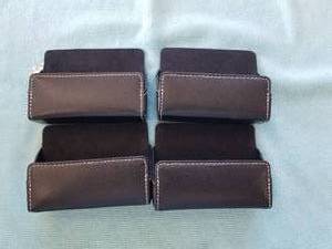 lot 98 image: Selection of 4 leather business card holders - new