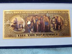 lot 140 image: 2024 Trump Family Million Dollar note - New