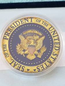 lot 158 image: Trump-2024- Save America Again coin