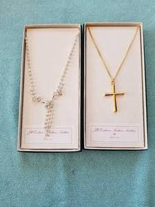 lot 245 image: Selection of 2 John Wanamaker - JW Exclusive fashion necklaces - new in box