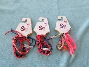 lot 248 image: Selection of 3 new bracelets with Kohls tags - each with its own pouch - new