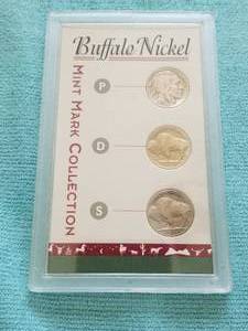 lot 115 image: Buffalo Nickel - Mint Mark Collection