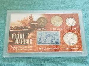 lot 133 image: Pearl Harbor - Commemorative Coin & Stamp collection