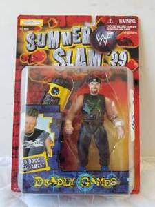 lot 165 image: Summer Slam 99 WWF Deadly Games Mad Dogg Jesse James action figure