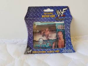 lot 189 image: Stone Cold Steve Austion WWF motion card