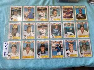 lot 285 image: Selection of 1984, 85, and 87 All Star baseball cards