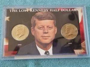 lot 287 image: The Lost Kennedy Half Dollars with COA