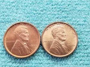 lot 370 image: Set of 2 1909 VDP pennies