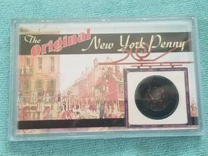 lot 411 image: The Original New York Penny - 1787