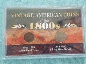 lot 413 image: Vintage American Coins of the 1800s