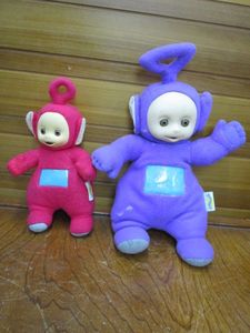 lot 62 image: TELETUBBIES FROM 1998, RED ONE IS WORN ON THE BACK